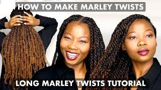 MARLEY TWISTS TUTORIAL | HOW TO PART HAIR FOR BOX TWISTS | KHADIJAHWITHAH