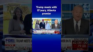 Trump meets with Kevin O’Leary and Danielle Smith at Mar-a-Lago #shorts