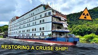 Living on an ABANDONED SHIP in Thailand ️ Cabin Repair Revitalizing the ELECTRIC in a CRUISE SHIP