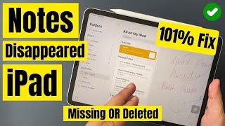 Notes on My iPad Disappeared [Fixed] - iPad Pro, iPad Air, iPad Mini Missing Notes