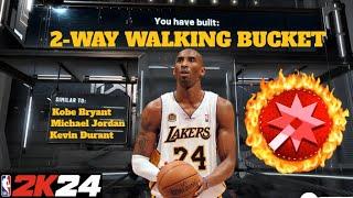 *NEW* RARE 2-WAY WALKING BUCKET BUILD IN NBA 2K24! SUPER RARE OVERPOWERED DEMIGOD W/CONTACT DUNKS!