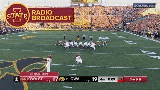 Iowa State Radio broadcast of the 2024 Iowa State-Iowa ending | 2024 College Football