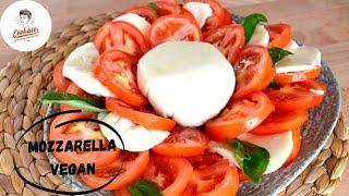 MOZZARELLA VEGANA fatta in casa - La Mozzarella Vegetale di Cookare- Formaggio Vegano