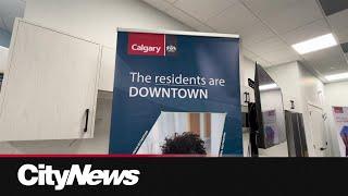 Downtown Calgary office-to-residential conversion building available for rent