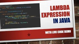 Learn Lambda Expression In Java In 10 Minutes | Lambda Expression Tutorial (Hands-on Tutorials)