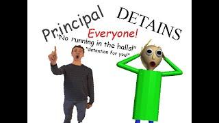 Forever Detention! | Principal Detains Everyone! [Baldi's Basics Mod]