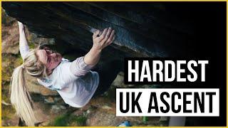 Hardest Ascent in the UK for Shauna Coxsey