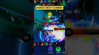 HANZO flicker combo tutorial Mobile legend Bang Bang&#shorts#ytshorts  #mobilegendproplayer #mlbb