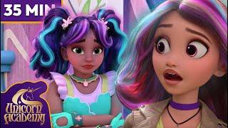 The MOST DRAMATIC Moments from Unicorn Academy  | Cartoons for Kids