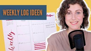 Kreative Ideen für dein Bullet Journal Weekly Log