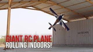 GIANT RC PLANE INDOORS! Rolling Harriers!?