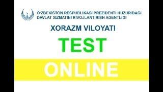 Xorazm. 05.03.2025 y. Test 2