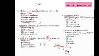 Belajar TOEFL Bagi Pemula. Structure Pembahasan Soal TOEFL Exercise 3 & 4