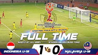 FULL TIME! INDONESIA [1-0] MALAYSIA | PIALA AFF U19 2024 | LIVE GBT