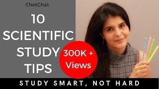 10 Best Scientific Study Tips | How to Study Effectively for School or College Exams | ChetChat