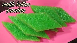 bikinnya cepat hasilnya enak || takaran pas || wajik ketan pandan