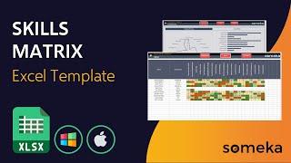 Skills Matrix Template | Evaluate Skills Pool in Excel | Excel Competency Matrix