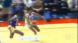 Best In Game Dunk Ever?  Dr. J Julius Erving Dunks On Michael Cooper