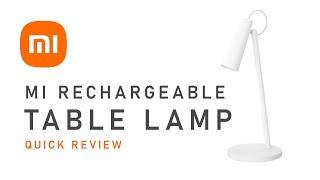 Mi Rechargeable  table lamp unboxing & quick review.#xiomi #led #tablelamp #unboxing #light