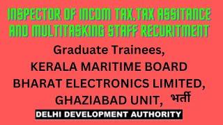 #recruitment_2023 inspector of incom tax,tax assitance and multitasking staff recruitment#all