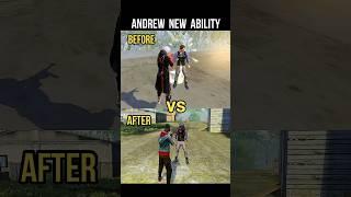 Andrew Character Ability After Update  Free Fire Andrew Character Skill Change #srikantaff