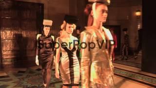 Pam Hogg A/W 2013 - Backstage at Freemasons Hall on Febru...