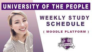 How the study works in a week at UoPeople | Newbies need to know