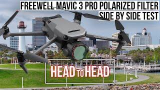 DJI MAVIC 3 PRO FREEWELL POLARIZED FILTER vs NO FILTER: BEST Side by Side Comparison on YOUTUBE!