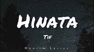 TIF - HINATA Lyrics