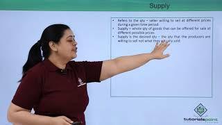 Class 12th – Supply and Price Elasticity of Supply | Economics | Tutorials Point