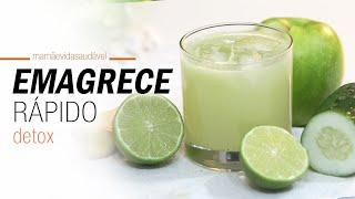 SUCO DETOX PARA EMAGRECER RÁPIDO