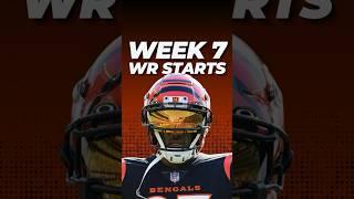 MUST START Wide Receivers in Fantasy Football for Week 7 🫡