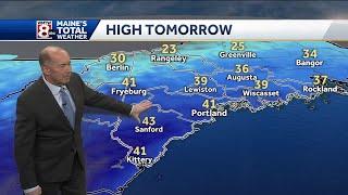 Temperatures cool to more typical March readings on Wednesday