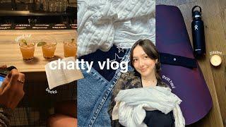 a chatty vlog | nights out, books and fall thrift haul