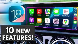 iOS 18 Apple CarPlay is HERE! | 10 NEW FEATURES!