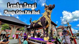 Proses membawa LEMBU TANGI menuju Catus Pata Ubud 5 Juni 2024