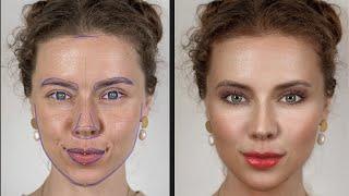 Digital Retouch & Makeup #timelapse #makeup