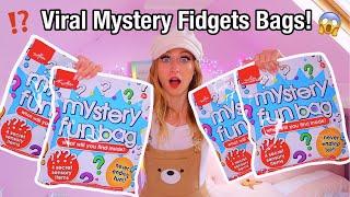 ASMR OPENING THE *VIRAL* GIANT MYSTERY FIDGET BAGS!!🪐⁉️(+ HUGE ROMWE HAUL!🫢)