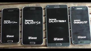 Samsung Galaxy S7 vs Note 4 vs S5 vs S5 mini benchmark test