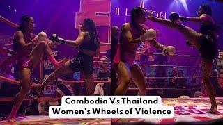 Round 1 - Muay Thai Highlights of Women's Wheel of Violence