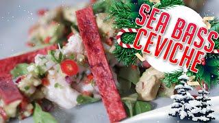 Christmas starter - Seabass Ceviche - Christmas menu - episode 1