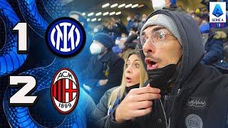 DELUSIONE A SAN SIRO..!! INTER 1-2 MILAN | LIVE REACTION TIFOSI INTERISTI GOL HD SERIEA