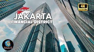 Jakarta SCBD Financial District [Indonesia ] 4K 60fps Walking Tour