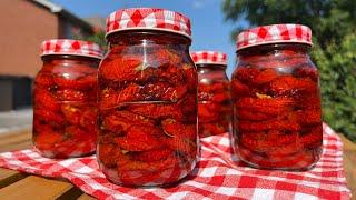 DRIED TOMATOES in olive oil | simple recipe