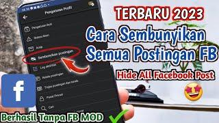 CEPAT!! Cara Menyembunyikan Semua Postingan Di Facebook - Hide All Facebook Post