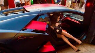 ST VALENTINE’S MONACO LADIES BEST SUPERCARS ARRIVALS | LUXURY LIFESTYLE: Lamborghini Ferrari McLaren