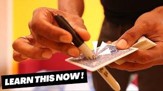 Free Trick - Insane Pen through Signed Card !! Learn Magic Hindi | Magic Tricks ( Trick #201)