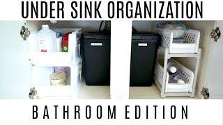 Under Sink Organization - B A T H R O O M   E D I T I O N  | Rescue My Space