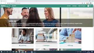 Find out more about our online learning platform, RSPH Learn