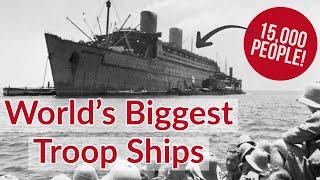 How the Allies used the Cunard Queens to win World War II.